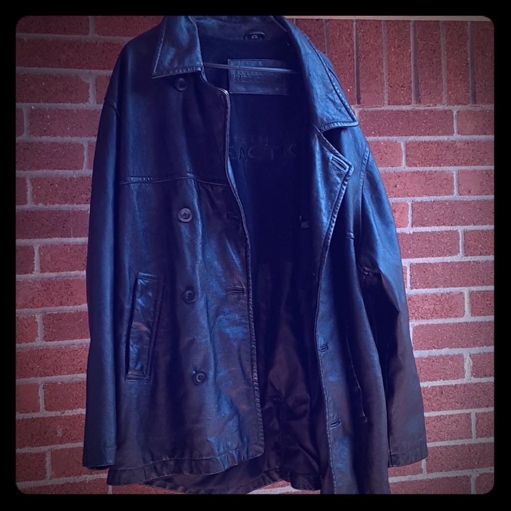 Genuine leather coat